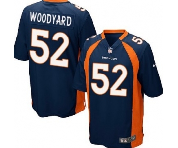 Nike Denver Broncos #52 Wesley Woodyard Blue Game Jersey