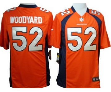 Nike Denver Broncos #52 Wesley Woodyard Orange Game Jersey