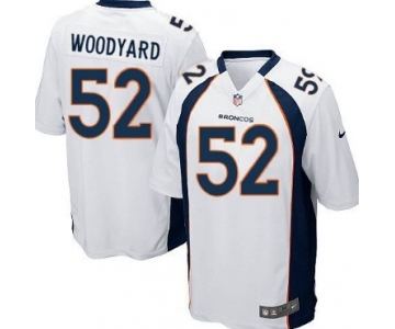 Nike Denver Broncos #52 Wesley Woodyard White Game Jersey