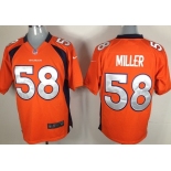 Nike Denver Broncos #58 Von Miller Orange Game Jersey