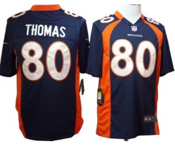 Nike Denver Broncos #80 Julius Thomas Blue Game Jersey