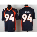 Nike Denver Broncos #94 DeMarcus Ware 2013 Blue Game Jersey