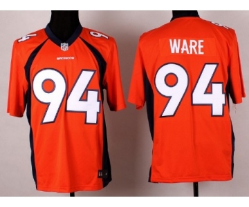 Nike Denver Broncos #94 DeMarcus Ware 2013 Orange Game Jersey