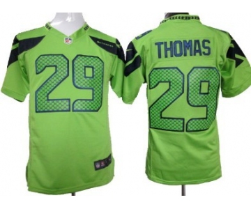 Nike Seattle Seahawks #29 Earl Thomas Green Game Jersey