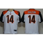 Nike Cincinnati Bengals #14 Andy Dalton White Game Jersey