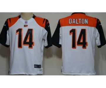 Nike Cincinnati Bengals #14 Andy Dalton White Game Jersey