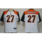 Nike Cincinnati Bengals #27 Dre Kirkpatrick White Game Jersey