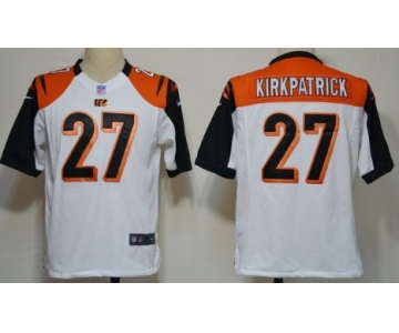 Nike Cincinnati Bengals #27 Dre Kirkpatrick White Game Jersey