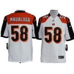 Nike Cincinnati Bengals #58 Rey Maualuga White Game Jersey