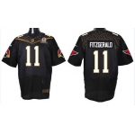 Men's Arizona Cardinals #11 Larry Fitzgerald Black 2016 Pro Bowl Nike Elite Jersey