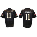 Men's Arizona Cardinals #11 Larry Fitzgerald Black 2016 Pro Bowl Nike Elite Jersey