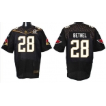 Men's Arizona Cardinals #28 Justin Bethel Black 2016 Pro Bowl Nike Elite Jersey