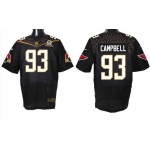 Men's Arizona Cardinals #93 Calais Campbell Black 2016 Pro Bowl Nike Elite Jersey