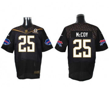 Men's Buffalo Bills #25 LeSean McCoy Black 2016 Pro Bowl Nike Elite Jersey