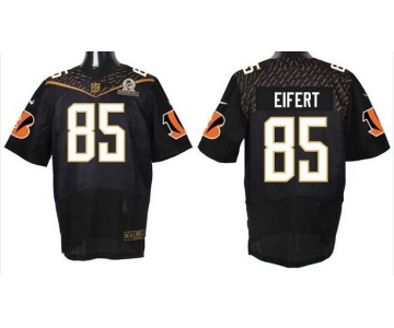 Men's Cincinnati Bengals #85 Tyler Eifert Black 2016 Pro Bowl Nike Elite Jersey