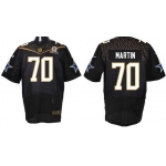 Men's Dallas Cowboys #70 Zack Martin Black 2016 Pro Bowl Nike Elite Jersey