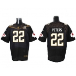 Men's Kansas City Chiefs #22 Marcus Peters Black 2016 Pro Bowl Nike Elite Jersey