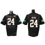 Men's New York Jets #24 Darrelle Revis Black 2016 Pro Bowl Nike Elite Jersey