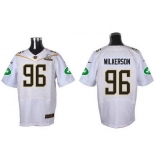 Men's New York Jets #96 Muhammad Wilkerson White 2016 Pro Bowl Nike Elite Jersey