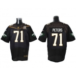 Men's Philadelphia Eagles #71 Jason Peters Black 2016 Pro Bowl Nike Elite Jersey