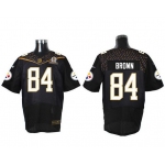 Men's Pittsburgh Steelers #84 Antonio Brown Black 2016 Pro Bowl Nike Elite Jersey