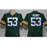 Nike Green Bay Packers #53 Nick Perry Green Game Jersey