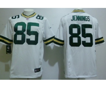 Nike Green Bay Packers #85 Greg Jennings White Game Jersey