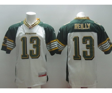 CFL Edmonton Eskimos #13 Mike Reilly White Jersey