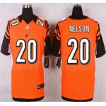 Cincinnati Bengals #20 Reggie Nelson Orange Alternate NFL Nike Elite Jersey