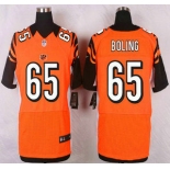 Cincinnati Bengals #65 Clint Boling Orange Alternate NFL Nike Elite Jersey