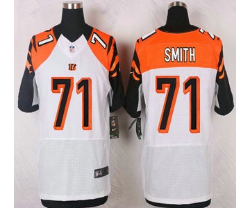 Cincinnati Bengals #71 Andre Smith White Road NFL Nike Elite Jersey