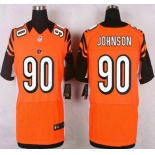 Cincinnati Bengals #90 Michael Johnson Orange Alternate NFL Nike Elite Jersey