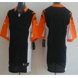 Cincinnati Bengals Blank Black Team Color NFL Nike Elite Jersey