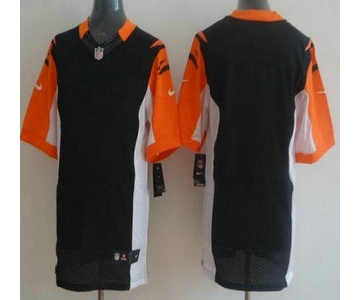 Cincinnati Bengals Blank Black Team Color NFL Nike Elite Jersey
