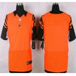 Cincinnati Bengals Blank Orange Alternate NFL Nike Elite Jersey