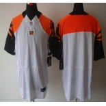 Cincinnati Bengals Blank White Road NFL Nike Elite Jersey