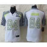 Nike Team Carter #84 Antonio Brown 2015 Pro Bowl White Elite Jersey