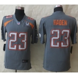 Nike Team Irvin #23 Joe Haden 2015 2015 Pro Bowl Gray Elite Jersey