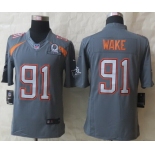 Nike Team Irvin #91 Cameron Wake 2015 Pro Bowl Gray Elite Jersey