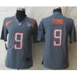 Nike Team Irvin Tony Romo Nike 2015 Pro Bowl Gray Elite Jersey