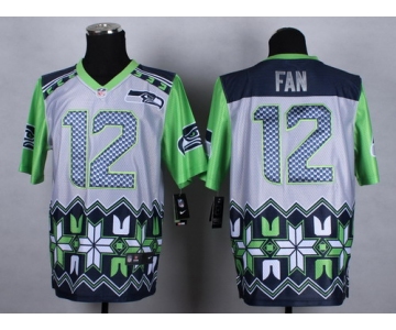 Nike Seattle Seahawks #12 Fan 2015 Noble Fashion Elite Jersey