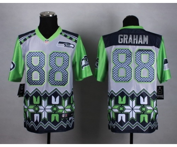 Nike Seattle Seahawks #88 Jimmy Graham 2015 Noble Fashion Elite Jersey
