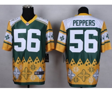 Nike Green Bay Packers #56 Julius Peppers 2015 Noble Fashion Elite Jersey