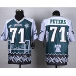 Nike Philadelphia Eagles #71 Jason Peters 2015 Noble Fashion Elite Jersey