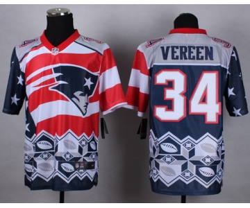 Nike New England Patriots #34 Shane Vereen 2015 Noble Fashion Elite Jersey