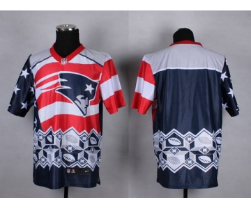 Nike New England Patriots Blank 2015 Noble Fashion Elite Jersey
