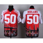 Nike San Francisco 49ers #50 Chris Borland 2015 Noble Fashion Elite Jersey