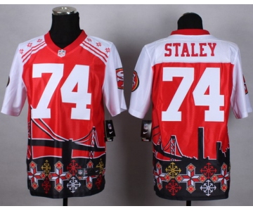Nike San Francisco 49ers #74 Joe Staley 2015 Noble Fashion Elite Jersey