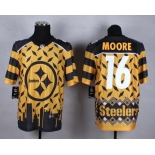 Nike Pittsburgh Steelers #16 Lance Moore 2015 Noble Fashion Elite Jersey