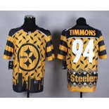 Nike Pittsburgh Steelers #94 Lawrence Timmons 2015 Noble Fashion Elite Jersey